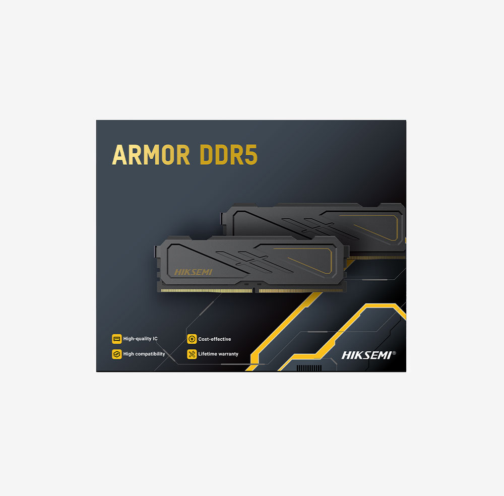 HIKSEMI ARMOR (U10) RAM DDR4 / DDR5 BLACK